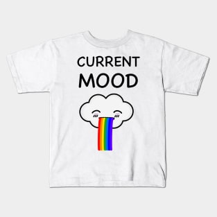 Cool Rainbow Cloud T-Shirt Kids T-Shirt